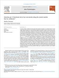 Hartmann2022_summing up_a functional role of eye movements along the mental number line for arithmetic